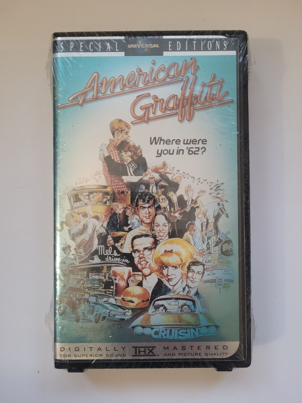 American Graffiti (VHS, 1998, 25th Anniversary S.E. Clamshell) BRAND NEW SEALED